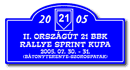 II. Orszgt 21 BBK Rallye Sprint Kupa