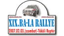XIX. Ba-La Rallye