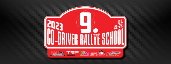 9. Co-Driver Rallye School