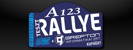 A123 Teszt Rallye 2015