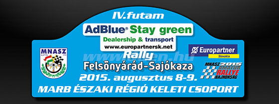 AdBlue Rally - Felsnyrd-Sajkaza
