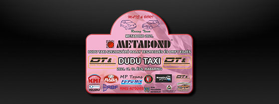 METABOND 2021 Szezonzr Rally Tesztedzs s Drift edzs