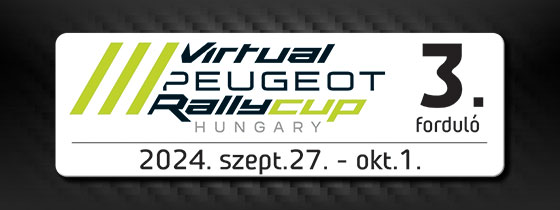Virtual Peugeot Rally Cup Hungary 2024 3.fordul