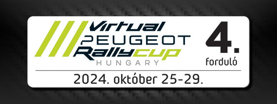 Virtual Peugeot Rally Cup Hungary 2024 4.fordulo